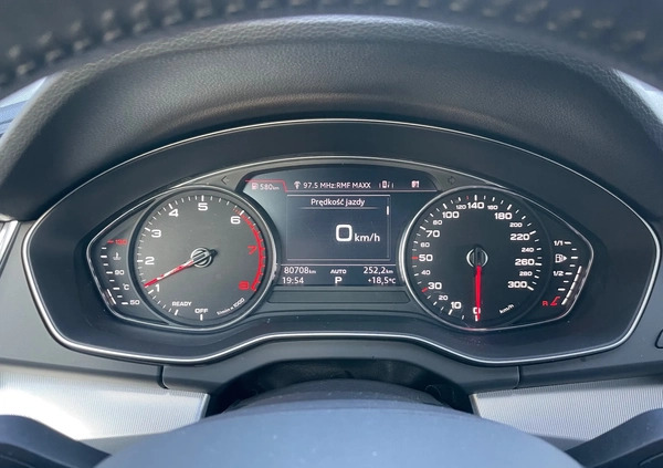 Audi Q5 cena 111000 przebieg: 87360, rok produkcji 2017 z Białystok małe 92